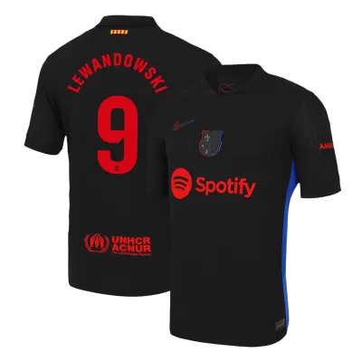 Authentic LEWANDOWSKI #9 Barcelona Away Soccer Jersey 2024/25 - buybasketballnow