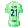 F.DE JONG #21 Barcelona Third Away Soccer Jersey 2024/25 - UCL（Spotify Logo Without Text） - buybasketballnow