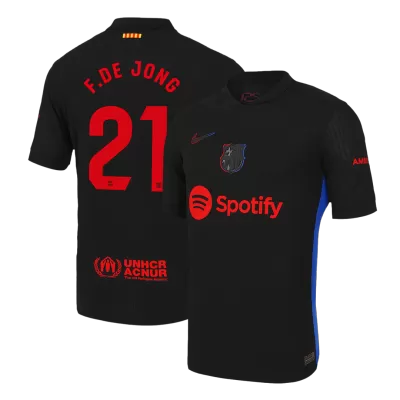 Authentic F.DE JONG #21 Barcelona Away Soccer Jersey 2024/25 - buybasketballnow