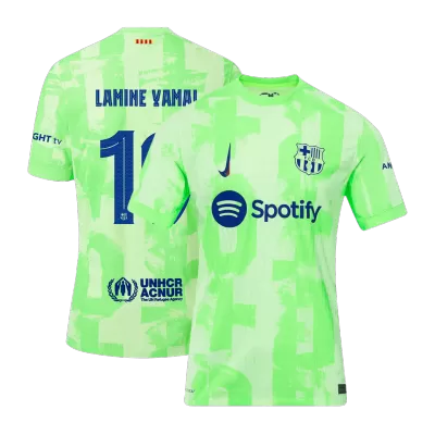 Authentic LAMINE YAMAL #19 Barcelona Third Away Soccer Jersey 2024/25 - UCL - buybasketballnow