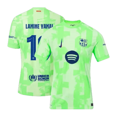 Authentic LAMINE YAMAL #19 Barcelona Third Away Soccer Jersey 2024/25 - UCL（Spotify Logo Without Text） - buybasketballnow