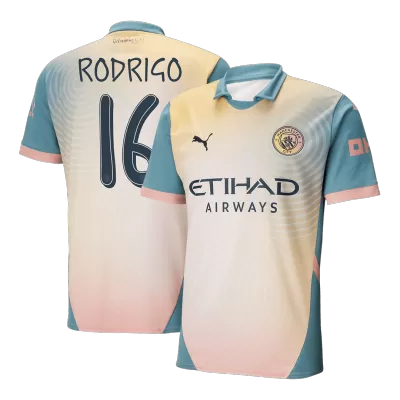 RODRIGO #16 Manchester City Fourth Away Soccer Jersey 2024/25 - UCL - buybasketballnow