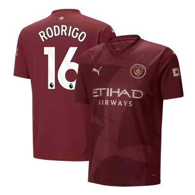 RODRIGO #16 Manchester City Third Away Soccer Jersey 2024/25 - buybasketballnow