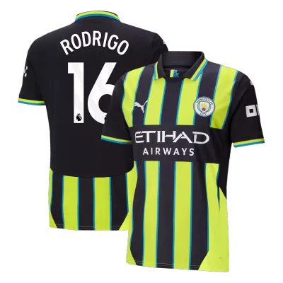 RODRIGO #16 Manchester City Away Soccer Jersey 2024/25 - buybasketballnow