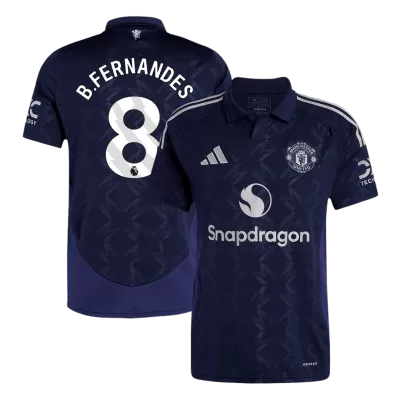 B.FERNANDES #8 Manchester United Away Soccer Jersey 2024/25 - buybasketballnow