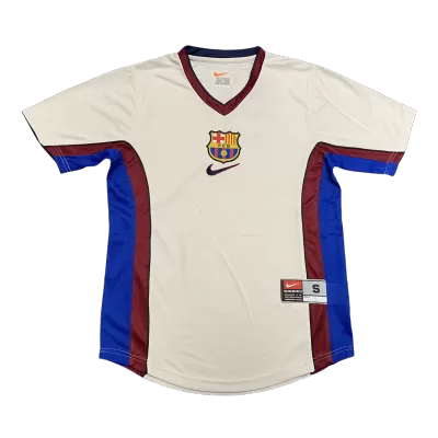 Retro 1998/99 Barcelona Away Soccer Jersey - buybasketballnow