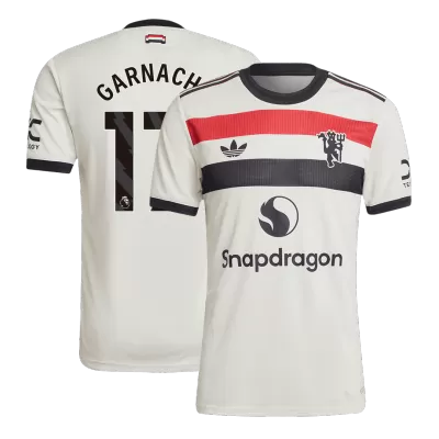 Authentic GARNACHO #17 Manchester United Third Away Soccer Jersey 2024/25 - buybasketballnow