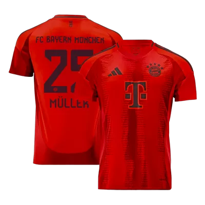 MÜLLER #25 Bayern Munich Home Soccer Jersey 2024/25 - buybasketballnow