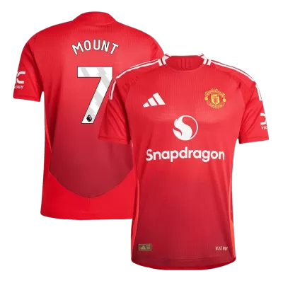 Authentic MOUNT #7 Manchester United Home Soccer Jersey 2024/25 - buybasketballnow