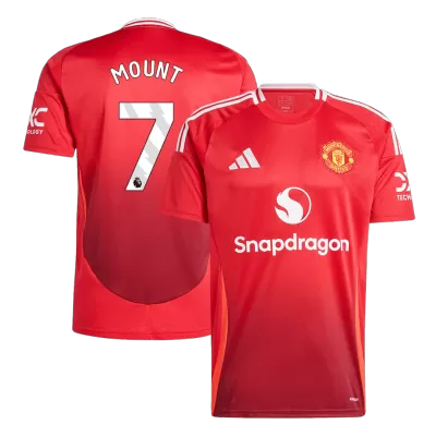 MOUNT #7 Manchester United Home Soccer Jersey 2024/25 - buybasketballnow