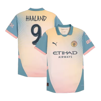 Authentic HAALAND #9 Manchester City Fourth Away Soccer Jersey 2024/25 - UCL - buybasketballnow