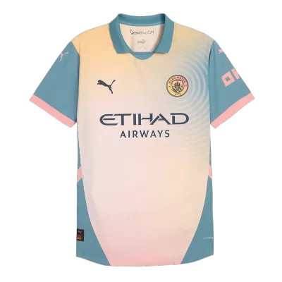 Authentic Manchester City Fourth Away Soccer Jersey 2024/25 - UCL - buybasketballnow