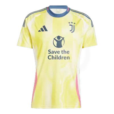 Juventus Away Soccer Jersey 2024/25 - Save The Children Sponsor - buybasketballnow