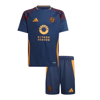 Kids Roma Custom Third Away Soccer Kits 2024/25 - buybasketballnow