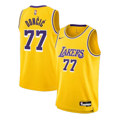 Men's Dončić #77 Los Angeles Lakers Swingman NBA Jersey - Icon Edition - buybasketballnow